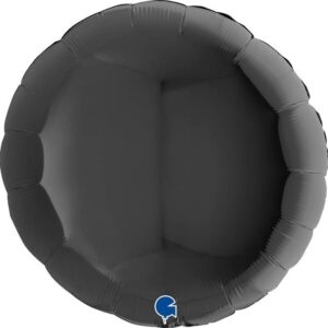Nafukovací balónek kulatý 91cm černý Grabo