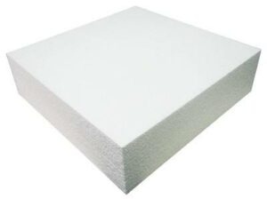 Polystyrenová maketa na dort čtverec 20x20x7