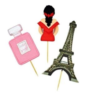 Cukrová figurka dívka v Paříži K Decor