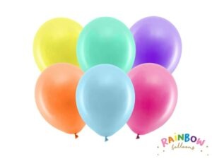 Baravené pastelové balonky