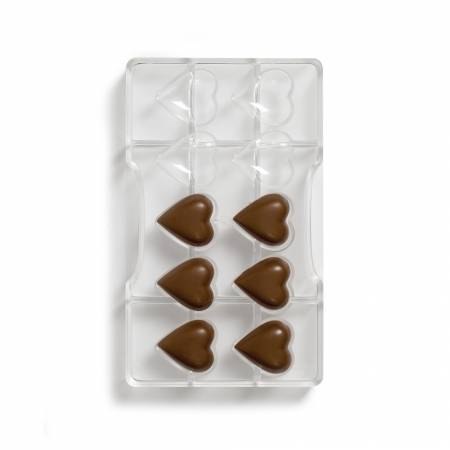 Forma na čokoládu srdce Decora