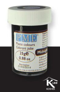 PME gelová barva - černá PME
