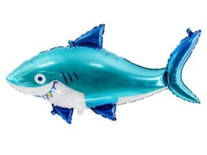 Foliový balónek žralok 92 x 48 cm PartyDeco