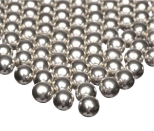 Zdobení stříbrné perličky středně velké 90g Happy Sprinkles