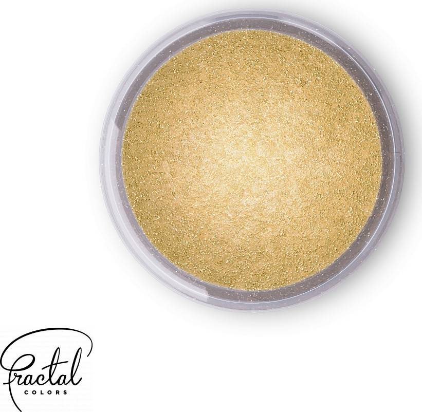 Dekorativní prachová perleťová barva Fractal - Golden Shine (3