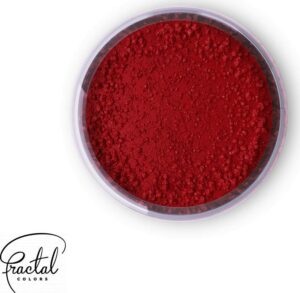 Jedlá prachová barva Fractal - Burgundy (1