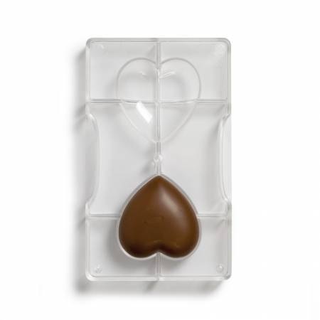 Forma na čokoládu srdce 6