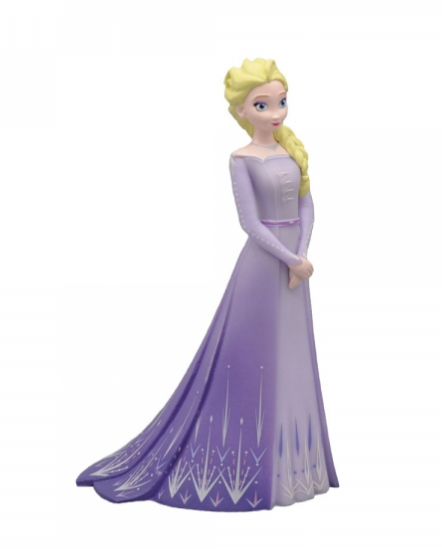 Figurka na dort Elsa fialové šaty 10x6cm Bullyland