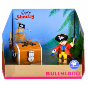 Figurka na dort Pirát s pokladem kapitán Shary Bullyland