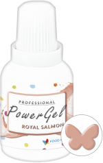 Food Colours gelová barva PowerGel Royal Salmon 20 g dortis