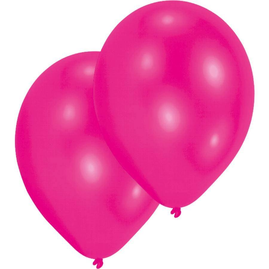 Latexové balónky tmavě růžové 10ks 27