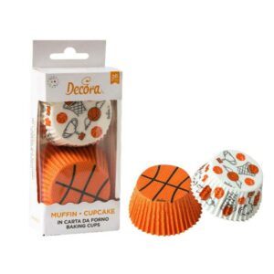 Košičky na cupcakes basketball