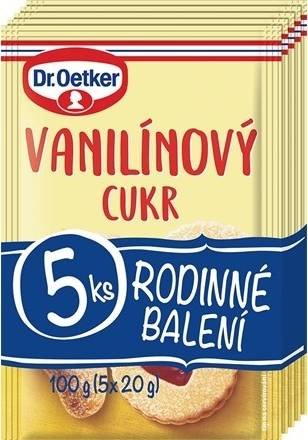 Dr. Oetker Vanilínový cukr 5x20 g (100 g) Dr. Oetker