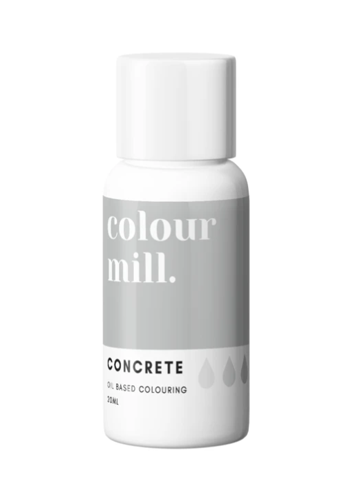 Olejová barva 20ml vysoce koncentrovaná šedivá - betonová colour mill