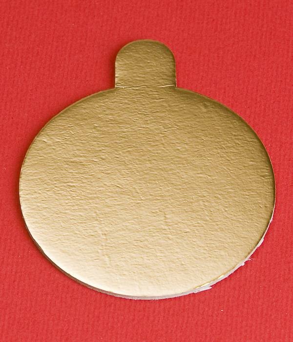 Podložka papír zlatá minidezert prům.5cm (kulatá) 200 ks Monaco
