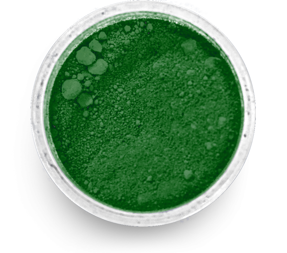 Prachová barva 5g natural green chlorophyllim Roxy and Rich