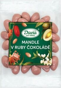 Diana Mandle v ruby čokoládě (100 g) dortis