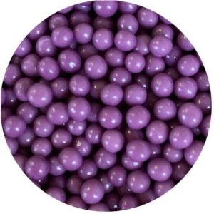 Cukrové perličky 4mm fialové 80g Scrumptious