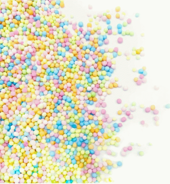 Zdobení vícebaravné mini perličky 90g 0015 Happy Sprinkles