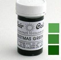 Gelová barva Sugarflair (25 g) Christmas Green Sugarflair