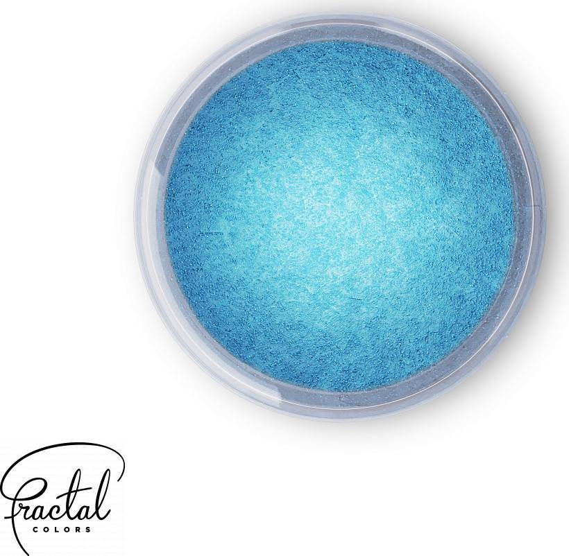 Dekorativní prachová perleťová barva Fractal - Crystal Blue (2